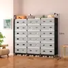 Nuevo zapatero transfronterizo para uso en dormitorios y hogares, zapatero simple multicapa de montaje rápido para almacenamiento en la entrada, venta al por mayor