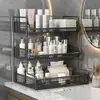 Estante para tocador de baño para cosméticos, estante organizador para encimera de inodoro, organizador de mesa para cuidado de la piel