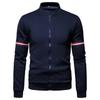 Deseo Amazon transfronterizo Uniforme de Béisbol para Hombre Cuello Británico Chaqueta de Hombre Combinación de Colores Chaqueta Ajustada de Comercio Exterior para Hombre