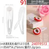 Accesorios Europeos y Americanos de Moda al por Mayor, Nuevo Clip BB Adhesivo Colorido de 5 Piezas, Pasador para Cabello de Muñeca con Agujeros en Forma de Cruz