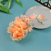2026 Novo Estilo Estilo Antigo Original Feito à Mão Gradiente Flor de Seda Headdress Hanfu Presilha de Cabelo Headdress de Maquiagem Flor Estampada a Quente Acessório de Cabelo