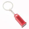 Llavero de cabina telefónica estéreo de autobús rojo de Londres británico, venta directa de fábrica, regalo conmemorativo de viaje, en stock