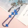 Nueva cadena para teléfono de amor acrílica accesorios de joyería diy cuentas hechas a mano cuentas de resina cuerda para teléfono móvil tendencia