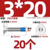 Aço inoxidável 304 cabeça escareada sextavada dispensador copo chato parafusos anti-soltos revestidos com cola azul rosca M1.6-M16