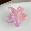 Presilha de garra estilo coreano ins, doce e fofa, tendência, novo coque de flor plumeria de alta qualidade, presilha de cabelo popular online com design floral