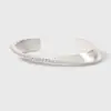 Pulsera cepillada con patrón de estrellas estilo francés, simple y moderna, única y a la moda, joyería de diseño elegante y exquisita de lujo ligero