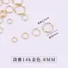 3-12mm Aço Inoxidável Argolas de Salto Abertas Acessórios para Joias Artesanais Brinco Pulseira Chaveiro Material Argola Única Argola de Salto Fechada