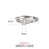 Montura de Anillo de Plata de Ley S925, Montura de Anillo Forma de Ojo de Caballo para Mujer 3*6*11 7*12 Montura de Anillo Simple de Ojo de Caballo Ámbar