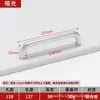 Mango de aleación de aluminio sólido engrosado Manija moderna minimalista para puerta de gabinete, armario, cajón Mango en forma de U Agujero Doble Agujero Único Acabado de Oxidación