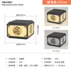 Luces Solares para Jardín Exterior se Encienden Automáticamente al Anochecer, Luces Solares para Postes de Valla en Jardines Rurales, Luces Cuadradas para Postes de Valla