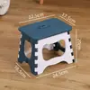 Taburete plegable de plástico engrosado, taburete plegable simple para niños, taburete pequeño plegable para el hogar de adultos, taburete portátil para pesca al aire libre