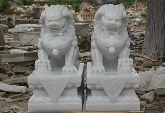 传统石雕中国狮