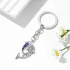 Moda Impresionante Encantador Estilo Neutro Serie Oceánica Amantes Forma de Delfín Llavero Colgante Accesorios