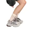 Zapatos tipo dad para mujer 2026, de suela gruesa, que aumentan la altura, cómodos, versátiles, de malla transpirable, casuales, deportivos