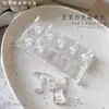 Manicura Xiaoying - Soporte de Uñas Acrílico Grande de Doble Fila No Magnético Que Puede Absorber Ojo de Gato Piezas de Ajedrez Transparentes Soporte de Uñas No Magnético