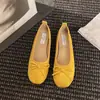Zapatos Retro de Suela Blanda Estilo Francés 2026 Verano Nuevo Estilo Estilo de Noche Lazo Slip-On Planos Bajos Zapatos de Ballet