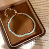 Pulsera Deslizante Redonda de Circonita Verde con un Toque de Lujo Ligero y de Alta Gama, Joyería Versátil y Elegante para Mujer