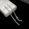 Pendientes de Perla Redonda Irregular con Circonita Aguja de Plata Lujo Ligero de Alta Gama de Botón Estilo Francés Exquisitos de Moda Versátiles