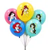 Amazon Cross-border Balões com Estampa das Quatro Princesas Festa de Aniversário Infantil Balões de Látex de Princesa Desenho Atacado