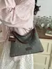 Nova Bolsa de Ombro Tecida 2026 para Mulheres, Estilo Coreano, Bolsa Transversal de Grande Capacidade, Bolsa Versátil de Alta Moda para Sobraco