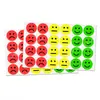 Pegatinas de caritas sonrientes para recompensas infantiles, pegatinas planas de caritas sonrientes en papel recubierto, pegatinas adhesivas decorativas de emociones, pegatinas decorativas para manualidades