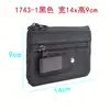 1743 Portatarjetas Bancarias con Blindaje Electromagnético Bolso de Mano Cartera Minicartera Bolsita para Monedas Bolso para Identificación Hecho a Medida