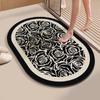Alfombrillas Especiales para la Puerta del Baño, Absorbentes de Agua, Resistentes a las Manchas, de Secado Rápido, Antideslizantes para Inodoro, Alfombrillas de Baño de Suelo de Alta Gama, Nuevo Estilo 2025