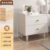 Mesa de Noche Nórdica de Madera Maciza para Dormitorio Hogar Pequeña Simple Moderna Gabinete de Noche Simple para Almacenamiento Almacenamiento de Noche