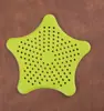 Ebay Estrela de cinco pontas Pia de cozinha Anti-entupimento Estrela-do-mar Silicone Ralo de chão Filtro de esgoto de banheiro Fabricantes