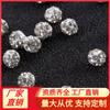 4.6.8mm Furo Reto Branco Argila Macia Bola de Diamante DIY Pulseira Colar Contas Separadas Materiais para Sapatos Acessórios de Vestuário Fornecimento Direto da Fábrica