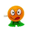 Novidade Divertido Mola de corda Mola de corda Bola que pula Basquete Futebol Bola de olho grande Truque Halloween Presente Brinquedo