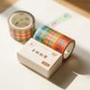Cinta Washi Dorada Estampada Creativa Transfronteriza Hecha a Medida Estilo Ins Material Cultural y Creativo Estilo Película para Crear Escenas para Diarios, Rollo Completo