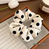 Diadema de Esponja Retro Francesa de Puntos Blancos y Negros para el Cabello, Cuerda Elástica para Recoger el Cabello de Mujer, Diadema Elegante, Nuevos Accesorios para el Cabello 2026