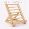 Suporte de Mesa para Celular Feito de Bambu, Ângulo Ajustável, Suporte Recarregável, Suporte Preguiçoso para Celular