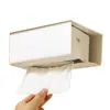 Caja de Papel para Sala de Estar en Casa Caja de Pañuelos Creativa Sin Perforaciones ni Marcas Montada en la Pared Caja de Almacenamiento de Pañuelos Cocina Caja de Papel