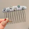 Nuevo peine anti-deslizante estilo coreano con un delicado lazo de mariposa, diseñado para mujeres, creando un peinado alto elegante, y con un elegante pasador lateral y accesorio para el cabello