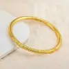 Círculo Gankun de Nezha Hereda Círculo Su Antiguo de Fa Patrón de Hierba Bauhinia Patrón de Hierba Rizada Pulsera Sólida Pulsera Círculo Su Tallada en Flor