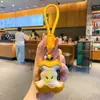 Lindo llavero de cuero de corazón de manzana y corazón de pera, personalizado y creativo, moderno y elegante, adecuado para estudiantes, hombres y mujeres, accesorio para bolsa