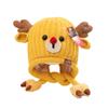 Sombrero nuevo para niños ins otoño e invierno caricatura pequeño asta protección para las orejas sombrero de lana para niños y niñas de 3 a 8 años sombrero de punto