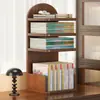 Soporte de escritorio para libros, estante de almacenamiento para sala de estudio, estante para almacenamiento y lectura de libros en escritorio de estudiante, estante para archivos de oficina, estantería simple