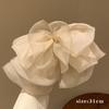Cyber Celebrity Chiffon Super Fairy Big Bow Hairpin Spring Clip High Ponytail Clip Women's Back of Head Hair Summer Hair Accessories