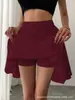 Nueva Falda Media Estilo Coreano Tallas Grandes Mujer Elástica Cintura Alta Elástica Acampanada Casual Falda de Sol
