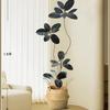 Plantas Verdes Simuladas, Árboles Falsos de Goma, Plantas Grandes en Maceta para Salas de Estar, Plantas Verdes Biónicas Grandes de Interior de Alta Gama, Plantas Decorativas para Oficina