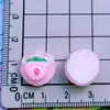 Mini Pinza Transparente para Cabello, Cuerda para el Cabello, Pinza, Accesorios de Parche de Resina DIY para Frutas, Manzana, Kiwi, Fresa, Arándano