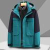 Carga Ropa Impresión Personalizada Logo Ropa de Trabajo Forro Polar Desmontable Dos Piezas Tres en Uno Chaqueta de Herramientas