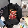 Venta al por mayor del fabricante Tendencia Verano Estilo Americano Estampado de Texto Patrón Manga Corta Versátil Moda Holgado Cuello Redondo Top para Hombre