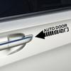 Pegatinas con aviso de puerta automática para coche, pegatinas de no tirar, pegatinas para puerta automática Odyssey, pegatinas decorativas para puerta de ascensor eléctrico