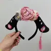 Voltar para a Corte Han e Tang Tiara de Princesa Tiara Yang Guifei Adulto Criança Adereços de Cabeça de Ano Novo Acessórios de Cabelo Engraçados Feminino
