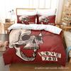 Venta Caliente Transfronteriza Serie Calaveras Juego de Cama de Tres Piezas Impresión Digital Amazon Comercio Exterior Textil para el Hogar Colcha