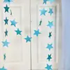Guirnalda de Papel Redonda con Purpurina y Espejo de 4m de Largo Decoración para Fiesta de Cumpleaños Guirnalda Redonda de Papel Guirnalda Redonda de Papel Oro Rosa